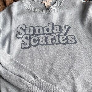 Sincerely Jules Light Blue Crewneck Sweater